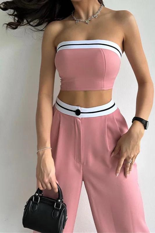 CONJUNTO TOP Y PANTALÓN