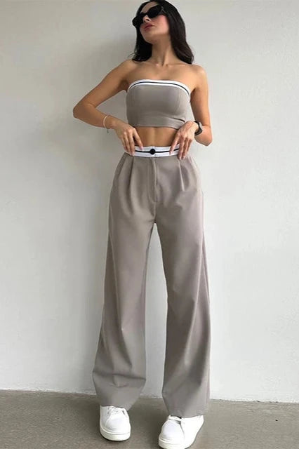 CONJUNTO TOP Y PANTALÓN