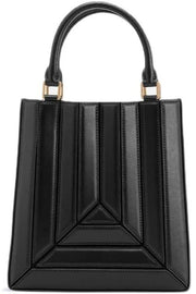 BOLSO PEQUEÑO DE PIEL SINTÉTICA CON DISEÑO GEOMÉTRICO