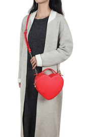 BOLSA DE MANO EN FORMA DE CORAZON